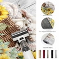 thumbnail image 5 of Hallway Runner Rug 2'x6', Farmhouse Sheeps Kitchen Runner Rugs Non-Slip Carpet Mats, Country Cabins Sunflowers Wooden Grain Bedside Rugs Runners Washable Floor Carpet for Bathroom Laundry Room, 5 of 8