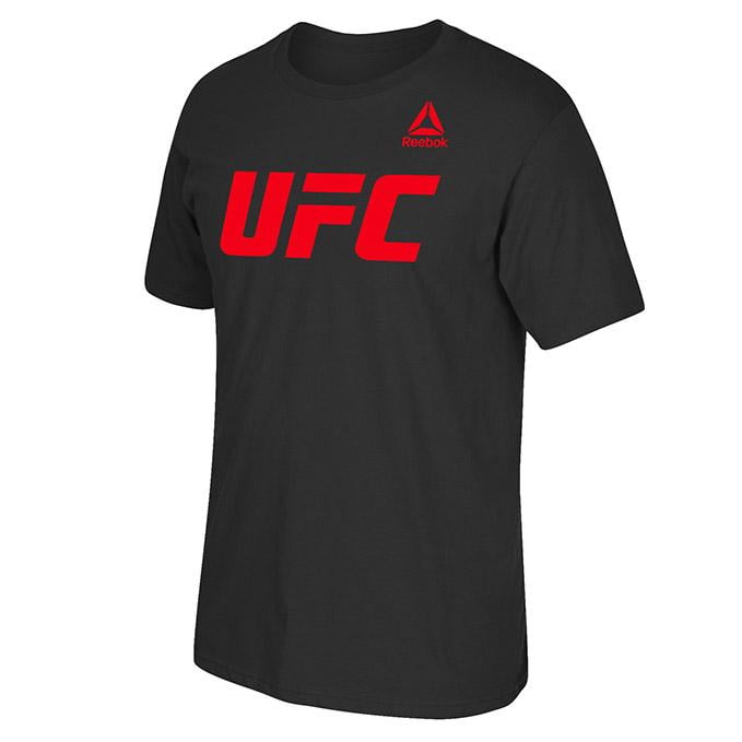 Reebok - Men's UFC Reebok Black Essential T-Shirt - Walmart.com - Walmart.com