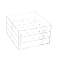 thumbnail image 2 of Florero de acrílico transparente, organizador de maquillaje y cosméticos, caja de almacenamiento de flores inmortales 25 Hoyos, 2 of 9