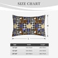 thumbnail image 4 of Lsque maple leaves Houndstooth Pattern Pillow Case – Soft & Cozy Throw Pillow Cover, Hypoallergenic Cushion Case for Sleeping Women with Envelope Closure-16"x24", 4 of 6