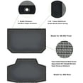 Jeep Wrangler JK Sun Shade Top (2007-2018 4 Door) - Mesh Roof Cover Wind Noise Reducer, 10 Year Warranty