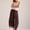 A1 Coffee, variant on WGRFFH Women's Cropped Lace-Hem Pants,High Waisted Drawstring Wide Leg Pants Summer Boho Casual Lightweight High Rise Lounge Trousers with Pockets,Ruffle Flowy Beach Vacation Barrel Palazzo Black L