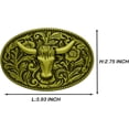 thumbnail image 4 of Moranse Religion Cross Cowboy Kneeling Prayer And Horse Design Belt Buckles, 4 of 5