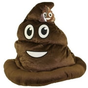 Rhode Island Novelty Brown Emoticon Poop Hat 1 Per Order