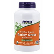 NOW Foods - Organic Barley Grass Pure Powder - 6 oz.