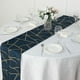 Efavormart 9 Ft Metallic Gold/Navy Blue Foil Geometric Pattern Blush ...