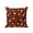 Brown, variant on Outdoor Pillows Waterproof, Thanksgiving Fall Bedding Throw Pillows with Insert for Couch Sofa Bed, Orange Pumpkin Maple Leaf Botanical Brown 16x16 Inch Pillowcases Decorative Patio Pillow Set of 2