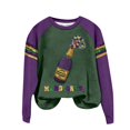 thumbnail image 4 of IMENGL Oversized Sweatshirts for Women Pullover Sequin Outfit Glitter Long Sleeve Sweaters Trendy Neck Hoodless Loose Fit Womens Casual Crewneck Sweatshirt,S-3XL, 4 of 4