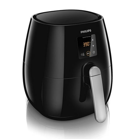 Philips Viva Collection HD9230/22 Digital Airfryer Oven, Black Open
