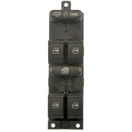 Dorman 901-500 Front Driver Side Power Window Switch - Front Left, 6 Button for Specific Volkswagen Models