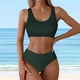 thumbnail image 2 of MKLEKYY Traje De Baño Mujer 2024 Women Sexy Cute Split Bikini Swimsuit High Waisted Bikini Sexy Push Up Two Piece Beach Swimming Swimsuits, 2 of 5