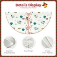 thumbnail image 3 of Sikiie Cartoon House Car Nativity Christmas Tree Skirt, Jesus Christian Winter Holiday Tree Mat Decoration(30-48IN)30", 3 of 6