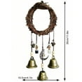 thumbnail image 2 of Oggfader Witch Wind Chime for Door - Wiccan Blessing Bells, Spiritual Protection Charm, Negative Energy Protection Witchy Decor, Bohemian Witch Door Charm for Home Altar Decoration, 2 of 4