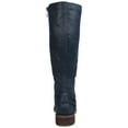 thumbnail image 4 of Journee Womens Meg Stacked Heel Riding Boots, 4 of 10