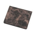 thumbnail image 1 of Slim Leather Wallet for Documents - Black, 1 of 7