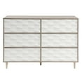 thumbnail image 4 of Dresser Drawer Chest, White Oak, Wood, Bedroom Living, Modern Contemporary HB35755, 4 of 9