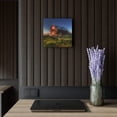 thumbnail image 5 of U R There Photography Columbiaville Red I Rustic Farmhouse Acrylic Analog Wall Clock, 5 of 6