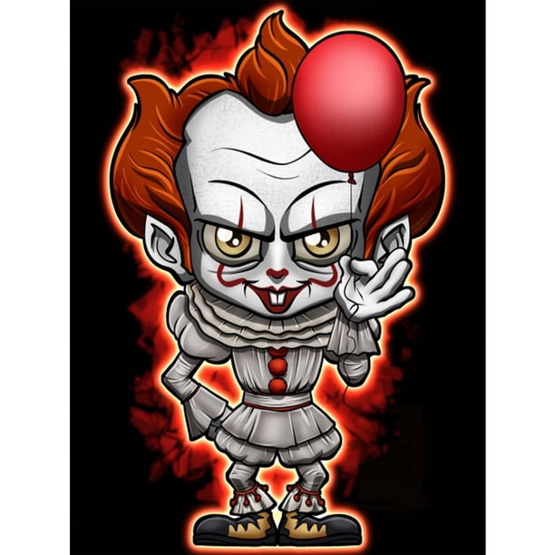 Cuadros Decorativos 5D diamante pintura dibujos animados payaso completo redondo taladro DIY manualidades mosaico imagen Kit JShteea Nuevos Originales