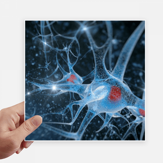Autocollants Muraux pour Détails d'Image de Cellule de Cerveau Autocollants Adhésifs pour Ordinateur Portable