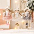 thumbnail image 2 of 3Pcs Angel Pendant, Christmas Angel Doll Crafts Elves for Gift, Birthday, Wedding, Valentine'S Day Decoration（White, pink, and gray）, 2 of 5