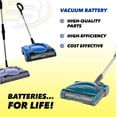 thumbnail image 6 of Exell Vacuum Battery 7.2V NiCD Battery for Shark V1950, XB1918, 6 of 6