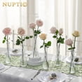 thumbnail image 2 of Set de 3 centros de mesa de cristal NUPTIO para bodas, transparentes, 2 of 8