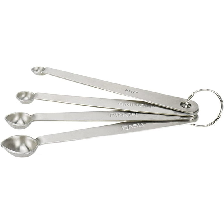 Measuring Spoons Set - Dash, Pinch, Smidgen and Nip