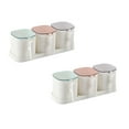 thumbnail image 1 of Oleegame 2PC Produce Storage Condiment Container Seasoning Box Condiment Canisters Condiment Jars Containers Seasoning, 1 of 7