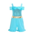 thumbnail image 5 of Disney-Conjunto de mono de Mickey Mouse para niños y niñas, ropa informal de una pieza, manga voladora, Moana, sirena, Ariel, Verano, 5 of 5