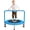 Blue, variant on RAVS Toddler Trampoline Foldable Thick Safety Pad Adjustable Foam Handle Black 36 inch