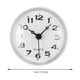 thumbnail image 5 of BRIGHTFUFU Reloj de pared impermeable de 1 pieza, reloj de pared silencioso para baño, reloj colgante con ventosa, 5 of 7