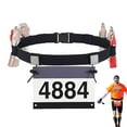 thumbnail image 2 of 2 Pieces Race Number Belt with 6 Gel Loops for Running Cycling Triathlon Marathon, 2 of 8
