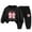 D, variant on TAmten Girls Outfit Sets 2 Pieces Long Sleeve Pullover Printed Girls Clothing Sets Size 5-6 Years
