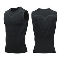 100Fens Ionic Shaping Vest,Guys Men'S Chest Gynecomastia Compression Top To Build A Perfect Body