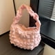 thumbnail image 1 of Bolsa De Hombro Bolsas informales para mujer, Bolsas de mano de nube de hilo bordado, monederos bonitos suaves para mujer Ndcxsfigh  Para Estrenar, 1 of 5