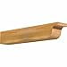 thumbnail image 3 of Ekena Millwork RFT06X06X36DEL00RWR Del Monte Bois Brut Scié Rustique Chevrons Queues 6 Pouces L x 6 Pouces H x 36 Pouces L, Cèdre Rouge Western, 3 of 3