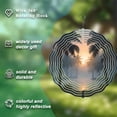 thumbnail image 5 of Tropical Sunset Metal Wind Spinner & Chime - Serene Palm Tree Design for Yard & Garden Decor Captivating Colors & Tranquil Vibes, 5 of 6