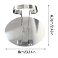 thumbnail image 3 of Herramienta de aplanamiento de pastel de galleta de metal | Suavizante de pastel de azúcar | Prensa de metal duradera para moldes para hornear | 3.15 pulgadas | Gadget auxiliar para hornear |, 3 of 9