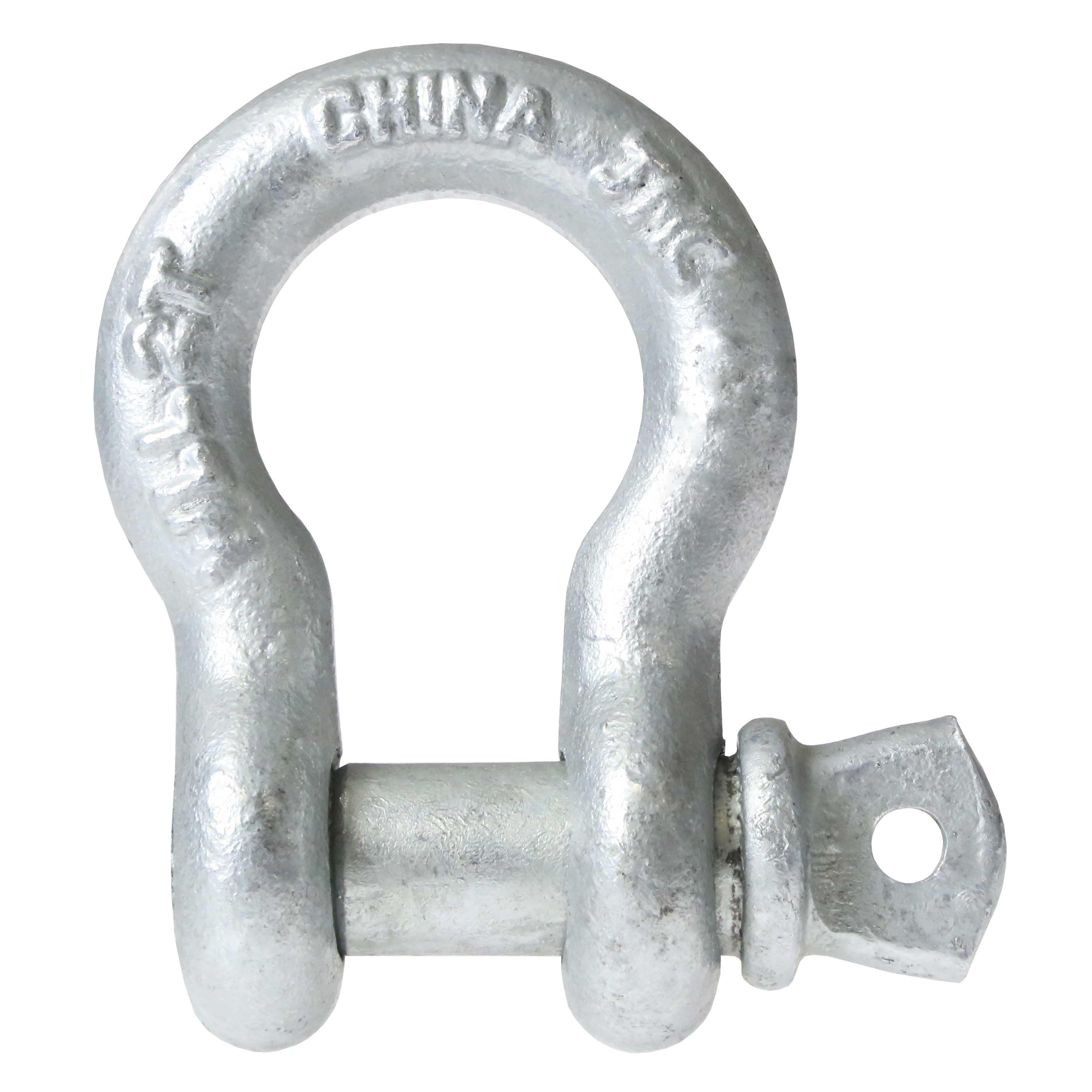 4 pack 5/16" Screw Pin Anchor Shackle Clevis D Ring Lifting 3/4 Ton Galvanized
