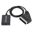 thumbnail image 1 of Adaptador de vídeo Plug Play de alta claridad, plástico, 1080p, rendimiento estable, Scart a HDMI compatible, 1 of 5
