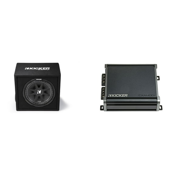 Kicker 12" Ported Comp Enclosure and Amp Bundle ( 43VC124, 46CXA4001 )