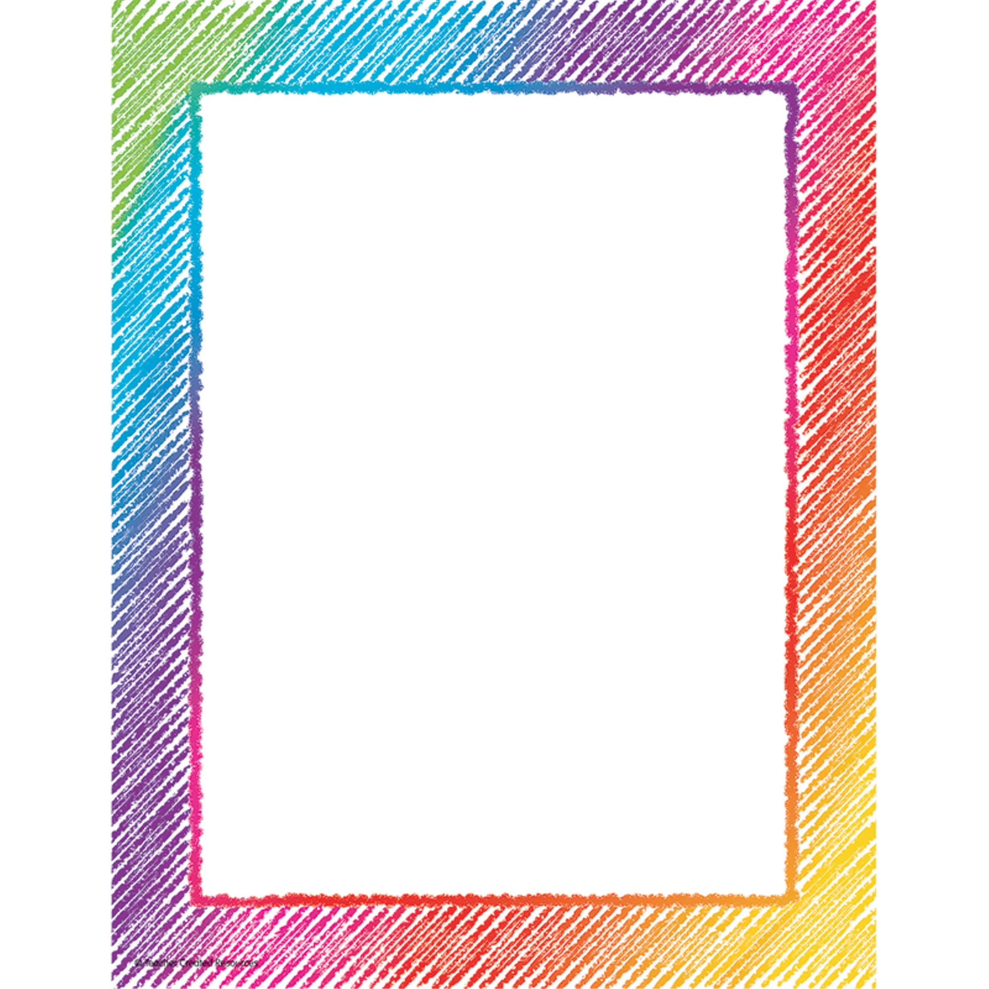 Colorful Scribble Computer Paper