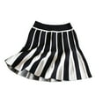 thumbnail image 5 of WOYY Toddler Girl's Piano Key Color Pleated Skirt Knit High Waisted Skirt, Sizes 2-3, 5 of 5