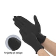 thumbnail image 6 of Food Grade Disposable Black Nitrile Gloves, 20-Pack - Extra Durable & Puncture Resistant for Kitchen, Cleaning, Hair Dye, Tattoo & Automotive Use, Latex-Free Rubber Safety Gloves, 6 of 7