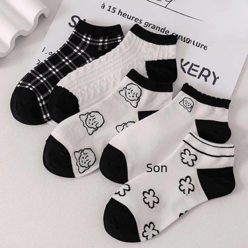 Pack De 3 Pares De Calcetines Altos POP 15 Denier Para Mujer - Hasta La Rodilla, Talla Única - Negro/Natural