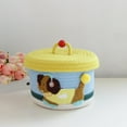thumbnail image 4 of asddcavvf Small Woven Storage Handwoven Rope Organizer Decorative Toy Container with Lid for Living Room Craft Stationery Home, 4 of 4
