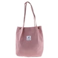 thumbnail image 1 of Bolso de mano Hugo de lona duradero para mujer capacidad Bolso de hombro rosado, 1 of 9