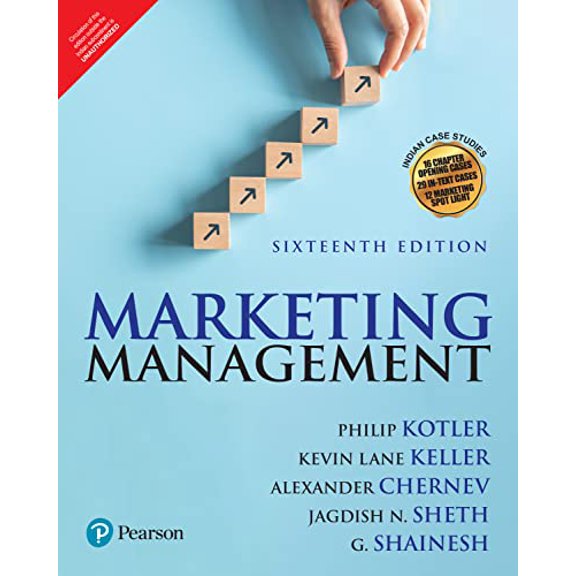 Pre-Owned Pearson Marketing Management 16th Edition Paperback, 9789356062665, 9356062668, Paperback,