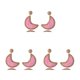 thumbnail image 1 of Pendientes colgantes Minnieouse en forma de luna Rosa claro, 1 of 6