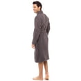 thumbnail image 4 of Skylinewears Men’s Luxury Robe 100% Cotton Terry Robe Shawl Collar Kimono Bathrobe Spa Robe Lightweight Soft Sleepwear Shower Robe Gowns for Men, 4 of 6